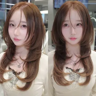 ロング カラー Nao/ 大宮/レイヤーカットのヘアスタイル
