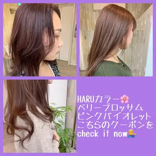 ミディアム カラー 縮毛矯正×髪質改善 店長　DAITOのヘアスタイル