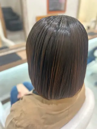 ショート 縮毛矯正/髪質改善/ 艶髪ササキナツミのヘアスタイル