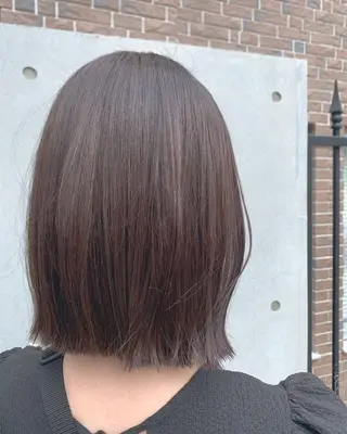 ミディアム カラー 鈴木 令子のヘアスタイル