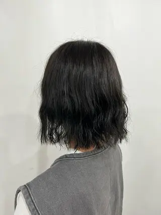 ミディアム カラー パーマ SHIAN 橋本 Daikiのヘアスタイル