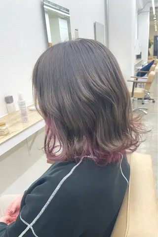 ミディアム カラー BOB🌟ハイトーン /ブリーチ/TAKUのヘアスタイル