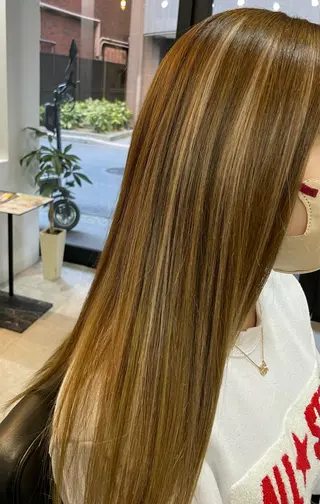 セミロング 坪井 拓海のヘアスタイル