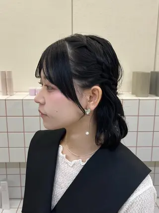 ヘアアレンジ 🌼花屋併設🌼 木下奈々望のヘアスタイル