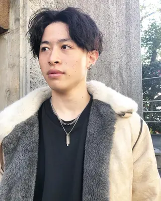 パーマ ヘアアレンジ メンズ メンズ特化✂️栗原 侑也のヘアスタイル