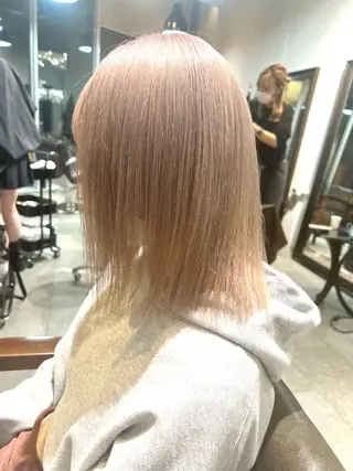 セミロング カラー ヘアアレンジ 🌈インナーカラー ‘ショウマ’🌈のヘアスタイル