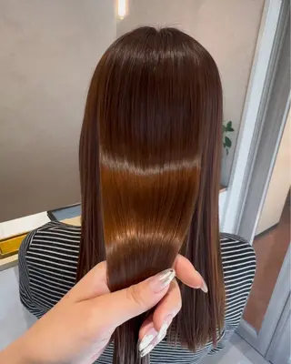セミロング カラー 髪質改善ヘアエステ miyuのヘアスタイル