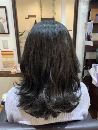 ロング カラー サトウ シューイチのヘアスタイル