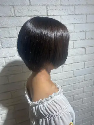 ショート 透明感カラー💜艶髪 sayakaのヘアスタイル