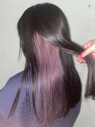 ロング カラー 大塚 友茉のヘアスタイル