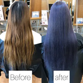 ロング カラー ✨髪質改善専門店✨ QOLU✨のヘアスタイル
