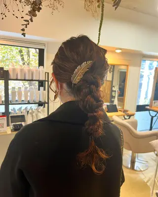 ミディアム YURI🐏脱縮毛× くせ毛活かすスタイルのヘアスタイル