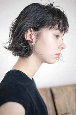 ミディアム カラー Genta @gegege75のヘアスタイル
