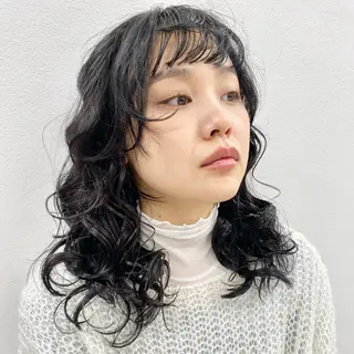 パーマ ハードパーマ Rico💜のヘアスタイル