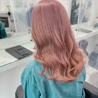 ロング カラー ウルフカットマスター みつきのヘアスタイル