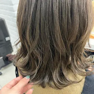 ミディアム カラー 【メンズ縮毛矯正/ Ryoka】のヘアスタイル