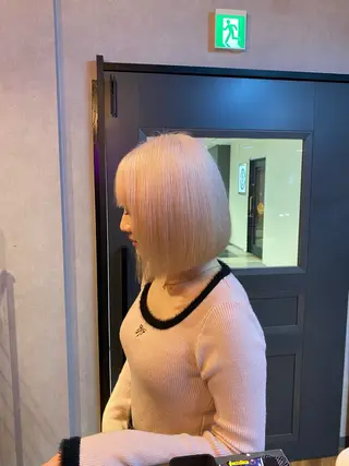 ショート カラー SWAN札幌 ハタザワリュートのヘアスタイル