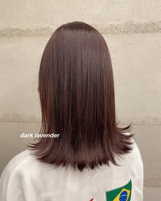 セミロング ナガイ アヤのヘアスタイル