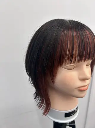 ミディアム カラー conks所属・あゆか 🐶のヘアスタイル