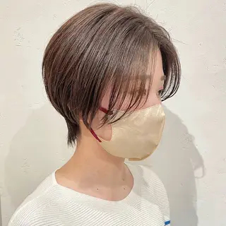 ショート カラー 🍒中川葵久美🍒 レイヤー/メンズのヘアスタイル