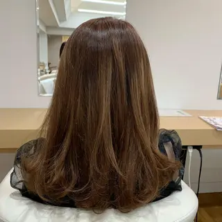 セミロング 大谷 菜月のヘアスタイル