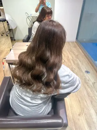 ロング 川畑 心子のヘアスタイル