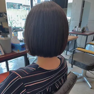 ミディアム カラー 西大島美容師 渡部仁太のヘアスタイル