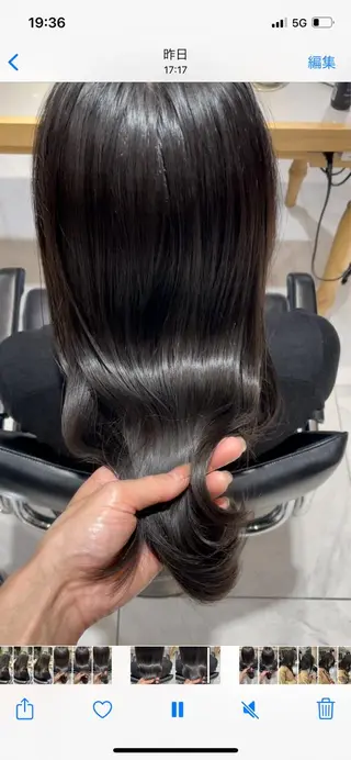 ロング 柔らか透け感カラー 🌿ムロヤリョウスケのヘアスタイル