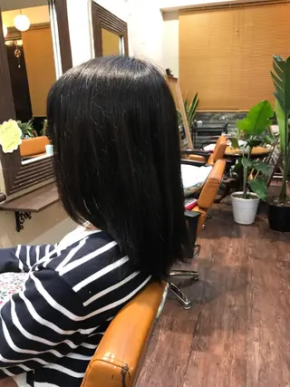 セミロング 木村 瞬のヘアスタイル