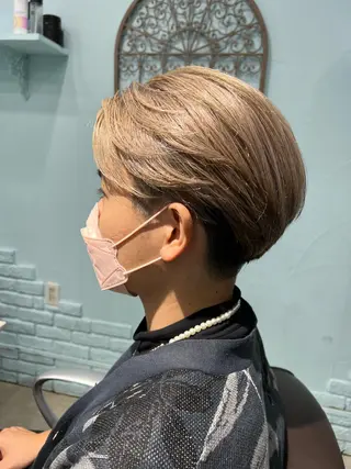 カラー メンズ 🧸ミルクティー🧸 kousei🧸のヘアスタイル