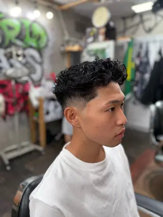 ショート メンズ SPINNER BARBEARIA所属・藤澤 蓮のヘアスタイル