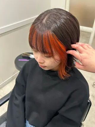 セミロング 🌼透け感カラー 🌼Rinaのヘアスタイル