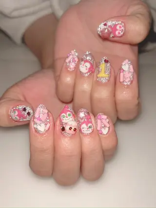 ネイル 💅よしの ＠漆黒のネイルデザイン