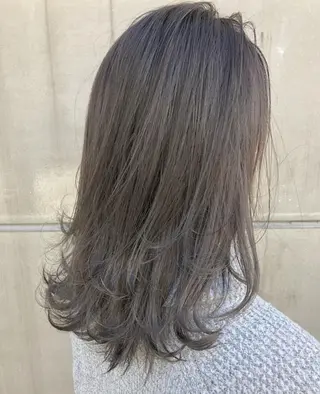 ミディアム カラー ヘアアレンジ 北間 寛哉のヘアスタイル