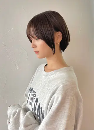 ショート 縮毛矯正 宮本晃成のヘアスタイル