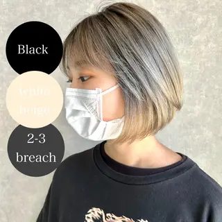 ミディアム カラー 一ノ瀬 暁のヘアスタイル