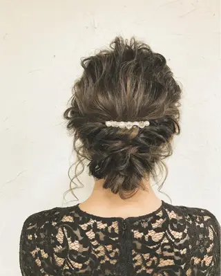 セミロング ヘアアレンジ 🎨カラー満足度 500%💫ヅル💫のヘアスタイル