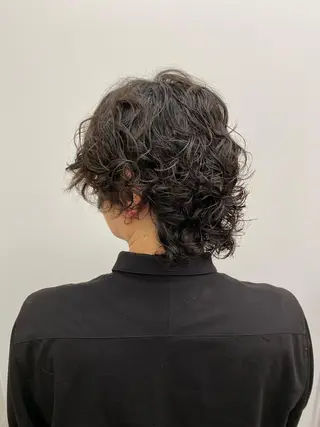 ショート パーマ メンズ モテ髪💛美髪矯正 ✨艶髪特化🫧山根のヘアスタイル