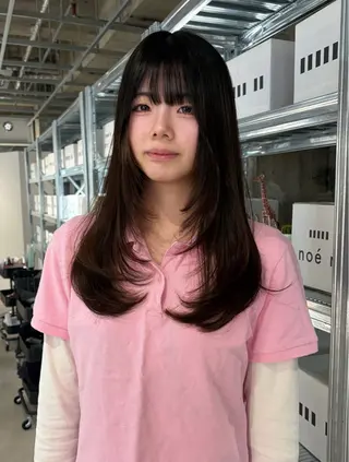 ロング ダブルカラー/レイヤ ーカット 🤍ゆきなのヘアスタイル