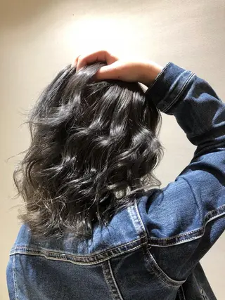 ミディアム カラー アンドウ ユウ/ レイヤーカット/韓国のヘアスタイル