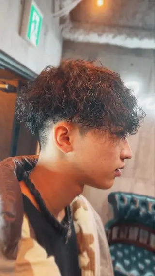 メンズ 👑再現性◎北千住N o.1パーマYutoのヘアスタイル