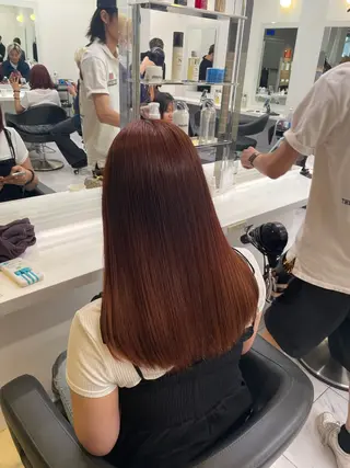 ロング カラー ヘアアレンジ 💗横浜美容室 💗HARUNAのヘアスタイル
