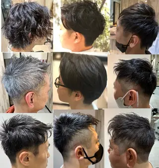 ショート メンズ サロウィン神戸三宮店 KINOのヘアスタイル