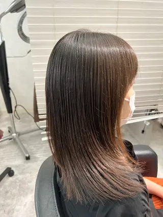 ミディアム 【元住吉の艶髪の神様 】モリモト💓のヘアスタイル