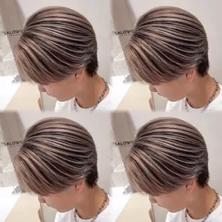 カラー メンズ kanon本厚木 シースルーマッシュのヘアスタイル