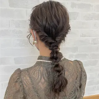 ヘアアレンジ 顔周りカット/透明感 カラー🤍大塚蛍のヘアスタイル