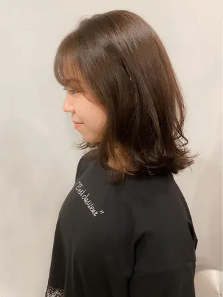 ミディアム カラー ダメージレスサロン✨ kayo🌱のヘアスタイル