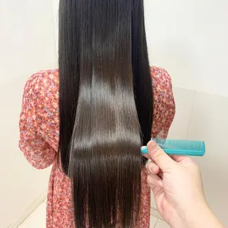 ロング カラー ウルフカット ハッシュカット/七海のヘアスタイル