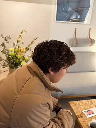 ショート パーマ メンズ メンズパーマ／ボブ 星本広海のヘアスタイル