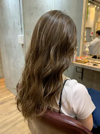ロング カラー 安達 俊亮のヘアスタイル